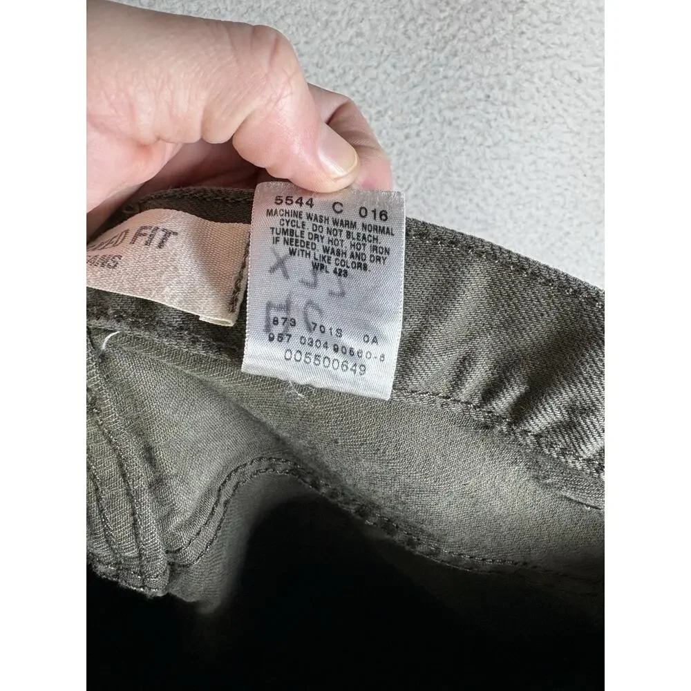 Vintage Levis 550 Jeans Mens 40x32 Green Denim Cotton Relaxed Fit Straight Leg